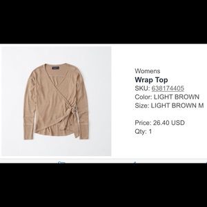 Abercrombie Wrap Shirt